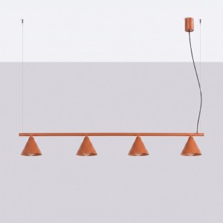 Lustre NOX 4L ocre rouge - Sollux