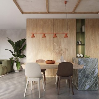 Lustre NOX 4L ocre rouge - Sollux