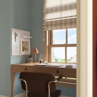 Lampe de table NOX ocre rouge - Sollux