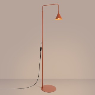 Lampadaire NOX ocre rouge - Sollux