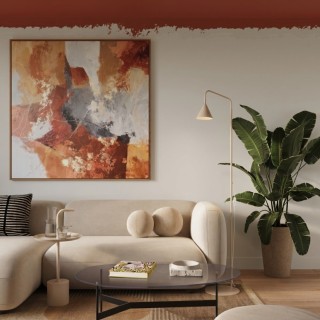 Lampadaire NOX beige - Sollux