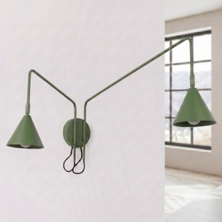Applique NOX 2 vert olive with a switch