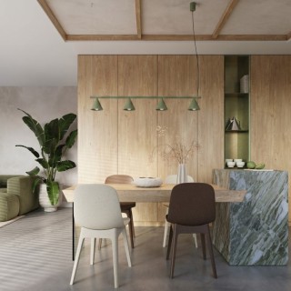 Lustre NOX 4L vert olive - Sollux