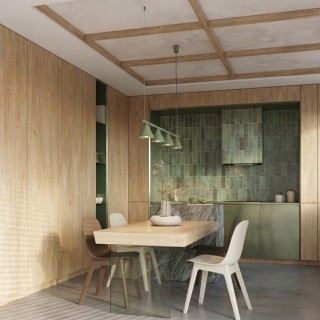 Lustre NOX 4L vert olive - Sollux