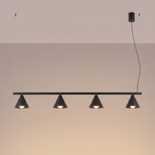 Lustre NOX 4L noir - Sollux