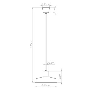 Suspension BILO bordeaux - Sollux
