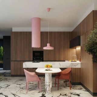 Suspension BILO rose - Sollux