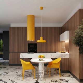 Suspension BILO jaune - Sollux