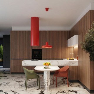 Suspension BILO rouge - Sollux