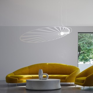 Lampe suspendue LEHDET blanc