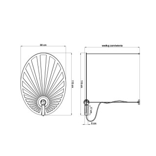 Lampe pendante LEHDET noir