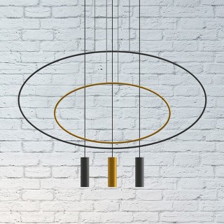 Lampe suspendue HOLAR 1 noir