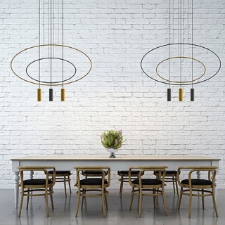 Lampe suspendue HOLAR 1 noir
