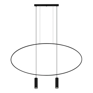 Lampe suspendue HOLAR 2 noir