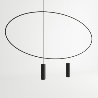 Lampe suspendue HOLAR 2 noir