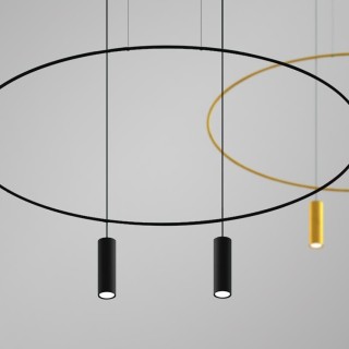 Lampe suspendue HOLAR 2 noir