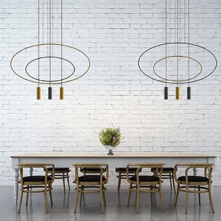 Lampe suspendue HOLAR 2 noir