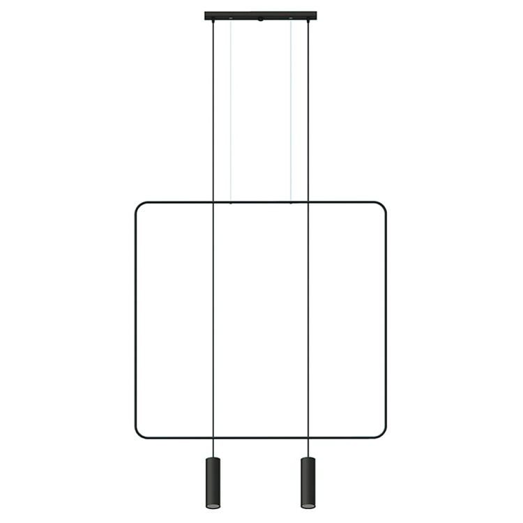 Lampe suspendue RANA 2 noir