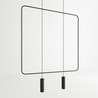 Lampe suspendue RANA 2 noir