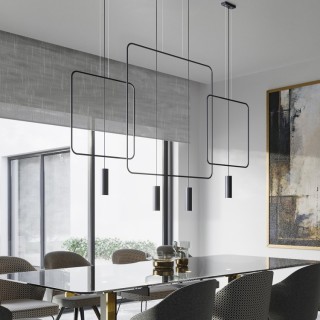 Lampe suspendue RANA 2 noir