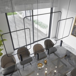 Lampe suspendue RANA 2 noir