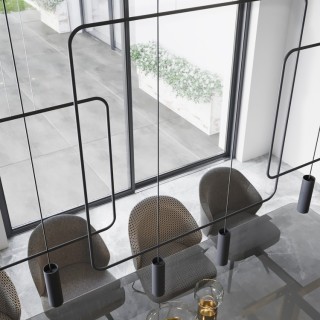 Lampe suspendue RANA 2 noir