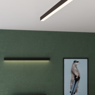 Plafonnier PINNE 67 noir - Thoro