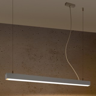 Lampe pendante PINNE 90 gris - Thoro