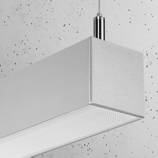 Lampe pendante PINNE 90 gris - Thoro
