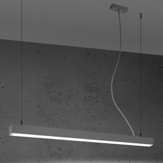 Lampe pendante PINNE 90 gris - Thoro