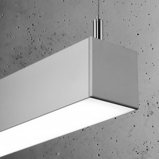 Lampe pendante PINNE 90 gris - Thoro