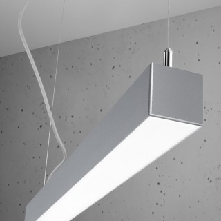 Lampe pendante PINNE 90 gris - Thoro