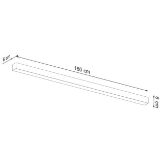 Plafonnier PINNE 150 noir - Thoro