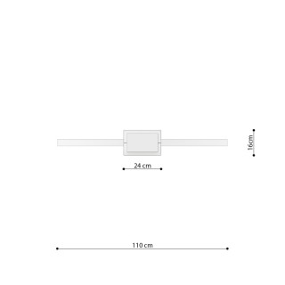 Lampe suspendue RIO 110 blanc - Thoro